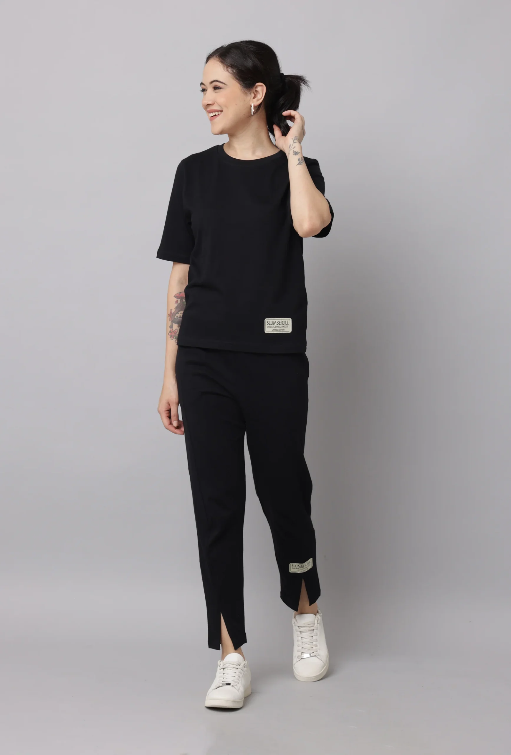 Black Coords Set With Freshon Finish - Image 4